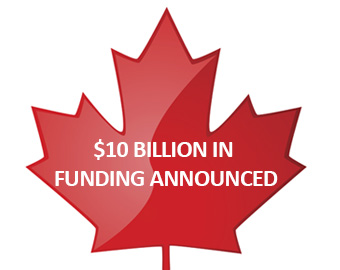 The Canadian federal government has announced $10 billion in funding to help businesses cope with the impact of covid-19